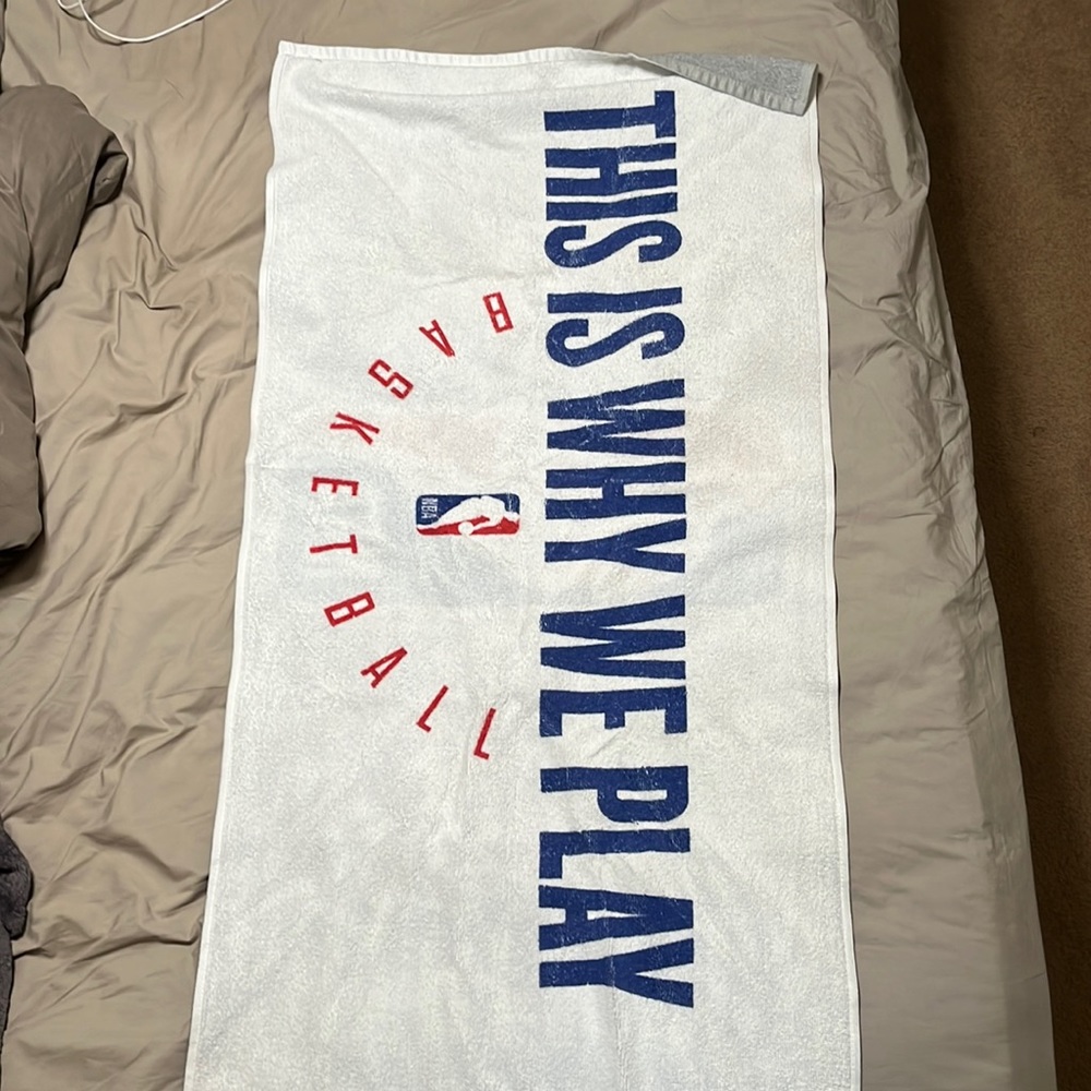 Game Worn Sacramento Kings 2020 NBA Towel